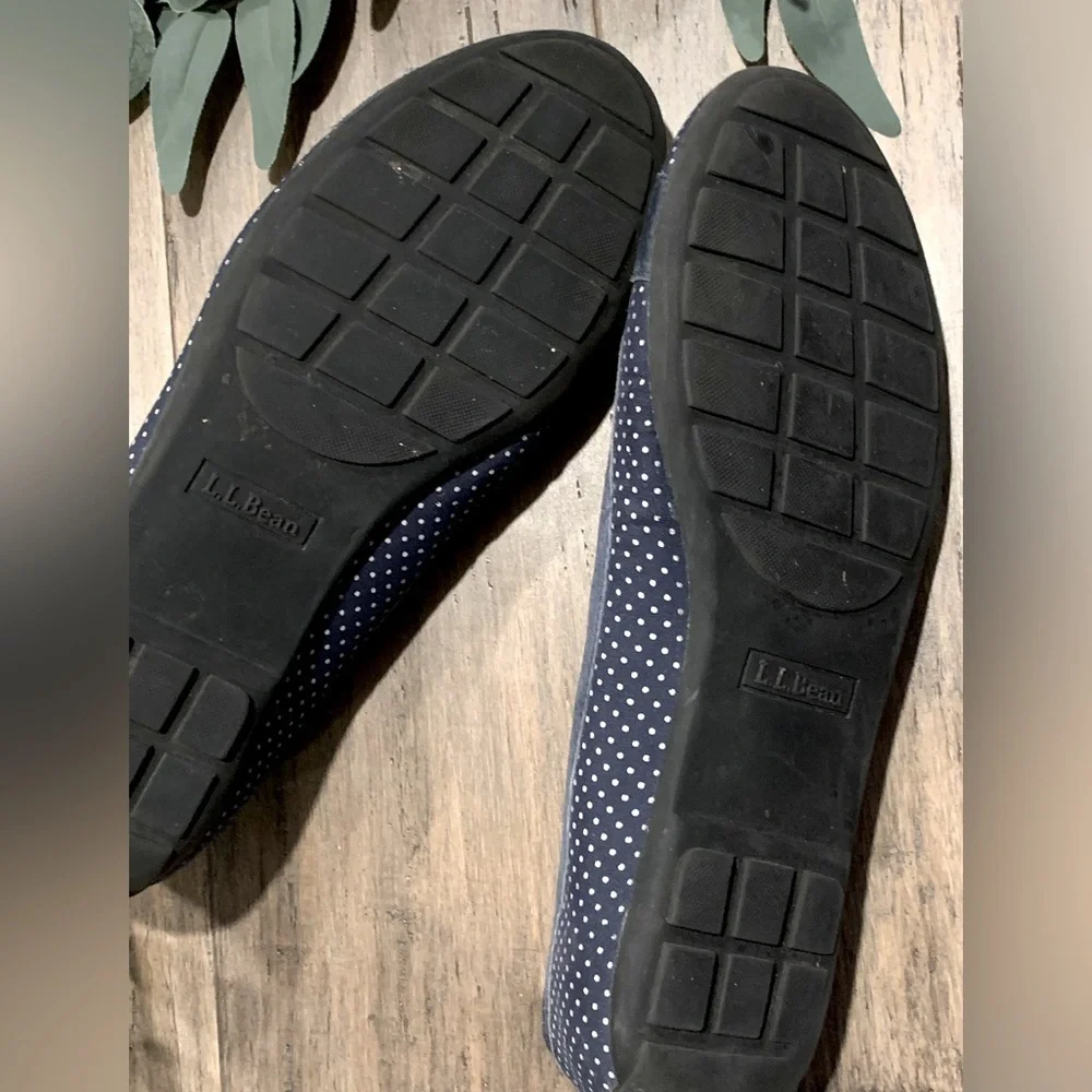 L.L. Bean Polka Dot Flats